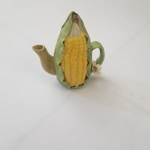 💚Corn on the cob miniature teapot